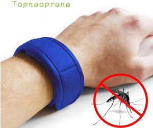 Customized Color Natural Outdoor Neoprene Mosquito Repellent Bracelet