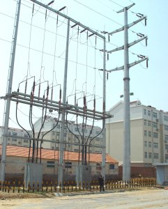 Steel Substation Structure Electric Substation Bracket