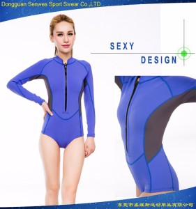 Sexy Beach Neoprene Diving Surfing Swim Wear for Women